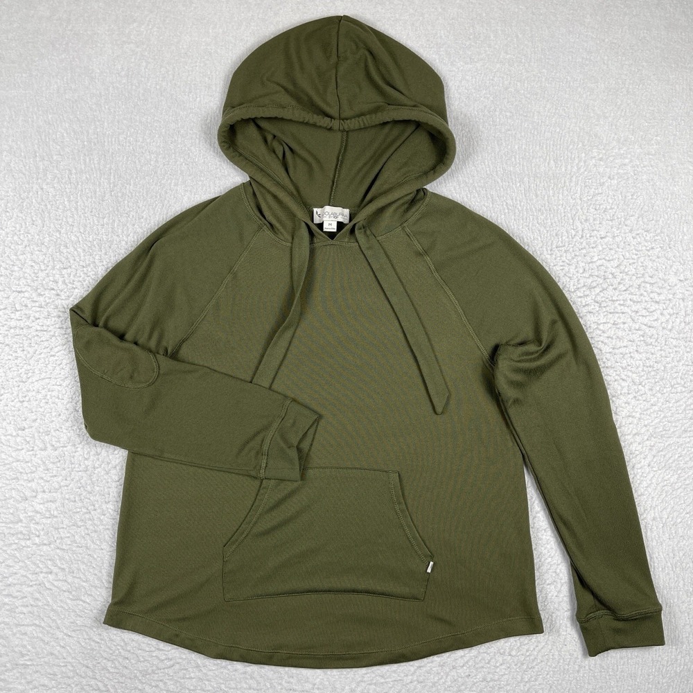 Koolaburra Sweatshirt Womens Medium Green Pullover Hoodie Athleisure Casual Top